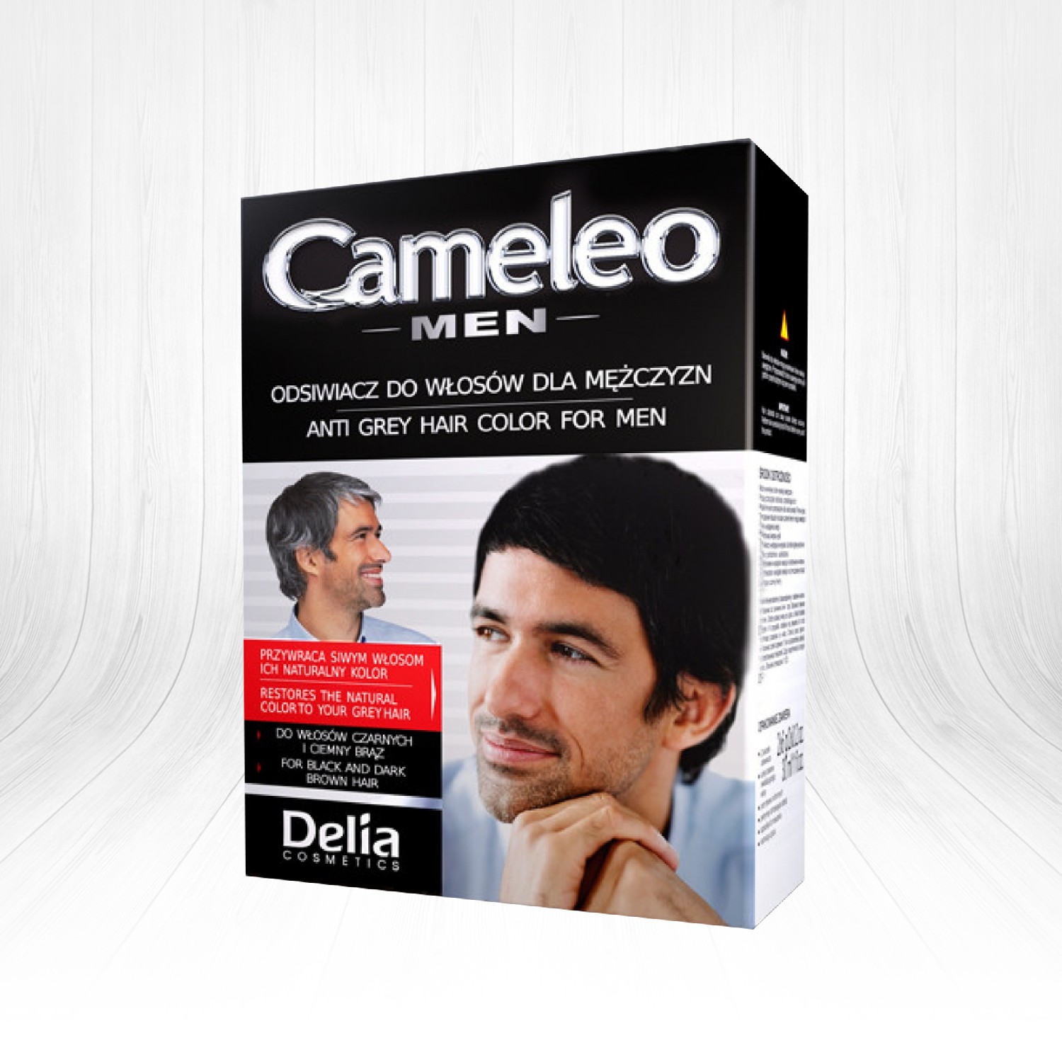 Delia Cameleo Men Anti ey Hair Siyah ve Koyu Kahve Saçlar İçin Renk Kırıcı Saç Boyası